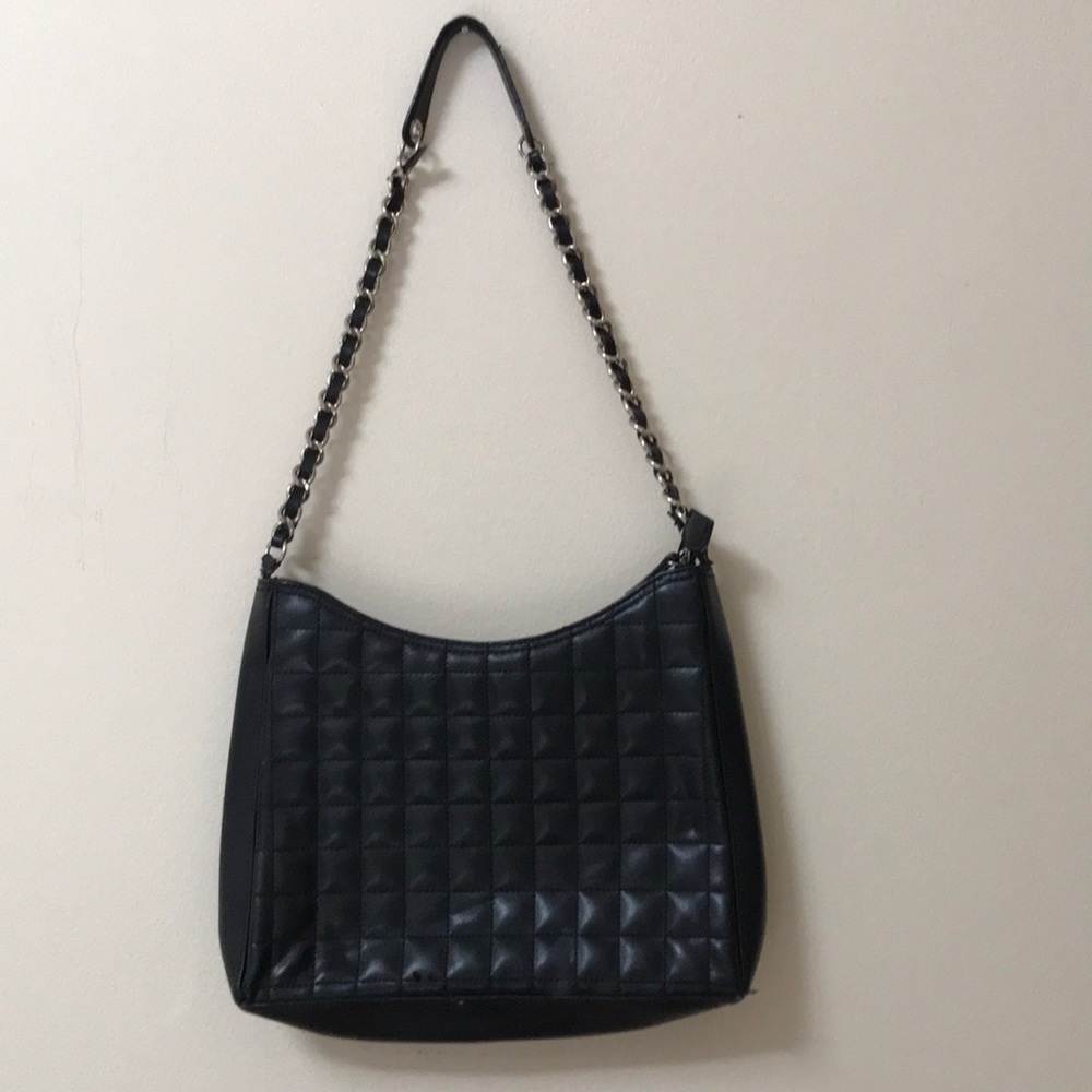 LIZ CLAIBORNE black purse with chain handle